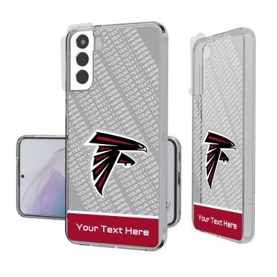 Именной чехол на телефон Samsung Atlanta Falcons Endzone Plus Design Galaxy - оригинальные аксессуары NFL Атланта Фэлконс